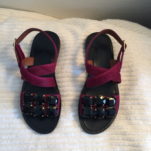 Marni Jewels slingback sandals - Picture 2 of 8